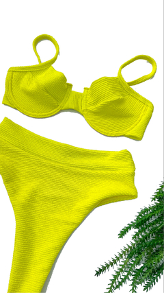 Biquíni Marina Amarelo Fluor Mykonos Hot Pants - comprar online