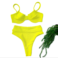 Biquíni Marina Amarelo Fluor Mykonos Hot Pants - loja online