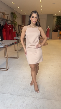 Vestido Alfaiataria Alça Delicada - loja online