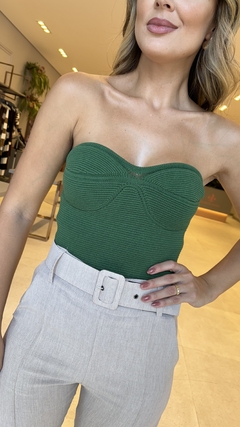 CROPPED TRICOT BIA VERDE