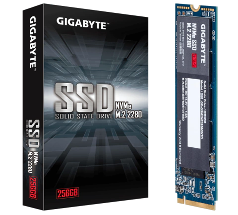DISCO SSD M.2 GIGABYTE 256GB PCIE 3.0 X4 NVME FORM 2280 (6873) IN