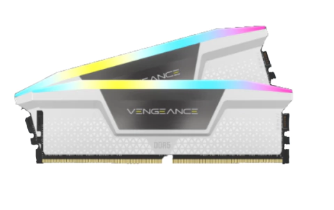 MEMORIA DDR5 CORSAIR 32GB (2X16GB) 5600 MHZ VENGEANCE RGB WHITE (0206) IN
