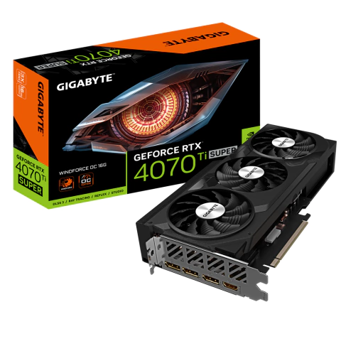 VGA GIGABYTE GEFORCE RTX 4070 TI SUPER WINDFORCE OC 16G (4121) IN