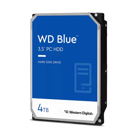 HD WESTERN DIGITAL INTERNO 4TB SATA III BLUE 256MB 5400 RPM IN