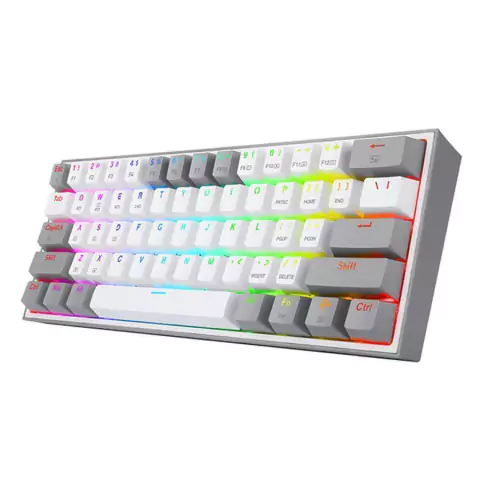 TECLADO REDRAGON K616-RGB FIZZ PRO WHITE/GREY