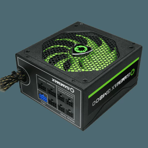 FUENTE 800W GAMEMAX 80 PLUS GM-800 FAN 14CM AR