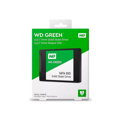 SSD 480GB WESTERN DIGITAL GREEN 2.5 545MB/S AR