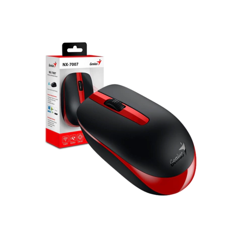 MOUSE GENIUS NX-7007 WIRELESS RED AR