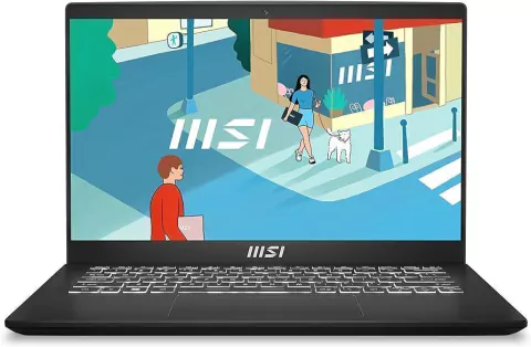 NOTEBOOK MSI MODERN 14 C11M CORE I5-1155G7 512GB SSD 16GB RAM 14" (1920X1080) WIN11 CLASSIC BLACK BACKLIT KEYBOARD BKP24