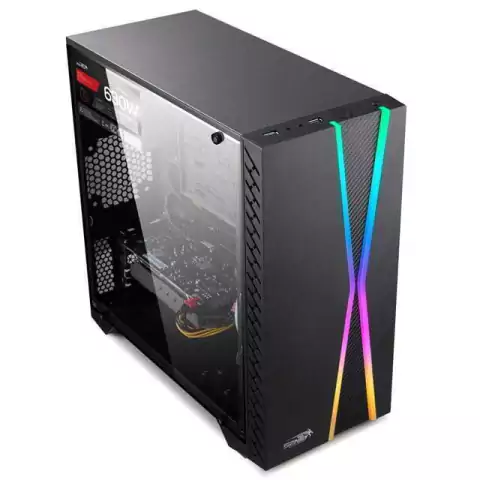 PC GAMER RYZEN 5 5600G + 16GB RAM + MOTHERBOARD A520 + 480GB SSD + GABINETE - 550W - GABINETE X10 RGB