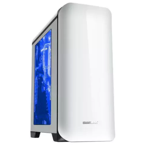 GAB GAMEMAX H602 HERO BLACK M-ATX 1XFAN BLUE AR