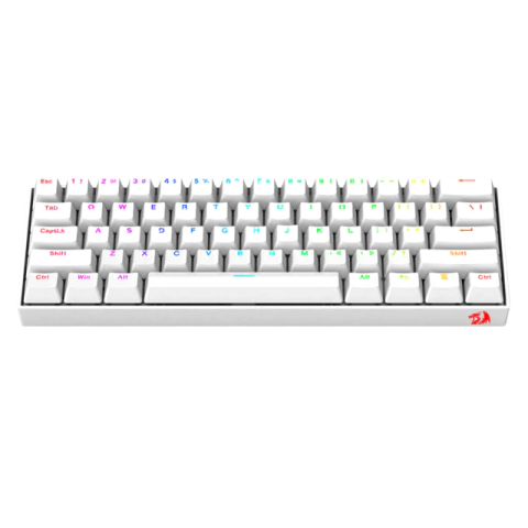 TECLADO MECANICO REDRAGON K630 DRAGONBORN WHITE - BROWN SWITCH