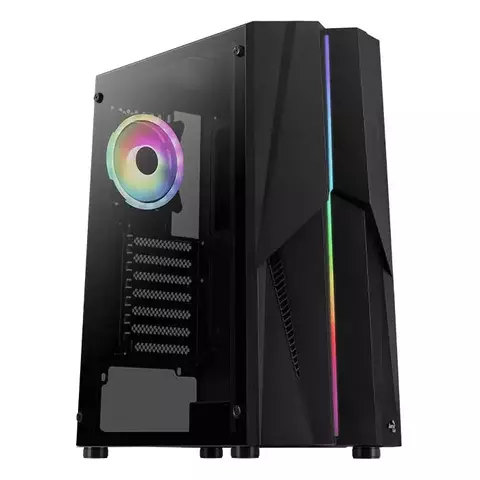 PC GAMER RYZEN 5 5600G + 6600 XT ASUS TUF 6GB + 8GB RAM 3200MHZ + MOTHER A520 MSI PRO + SSD 480GB + 500W AEROCOOL 80BRPLUS + GAB GAMER RGB - 2024