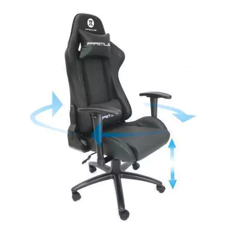 SILLA GAMER PRIMUS THRONOS 200S BLACK WITH RED AR