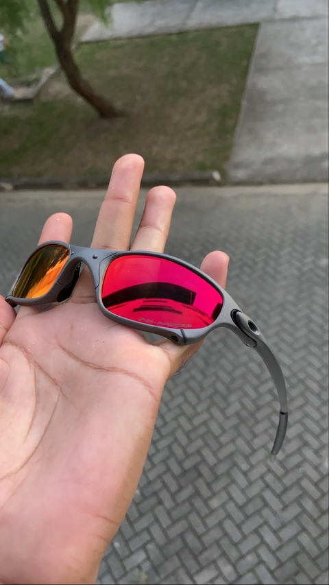Óculos Juliet X-Metal Lentes Pink - Tribo Pratas