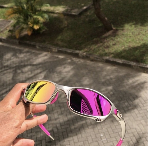 Juliet Carbon Lentes Violet Brilho Reto - MR Lupas