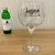 Imagem do Taça de Gin de Vidro Personalizada com o Nome
