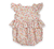 Romper floral com babado - comprar online