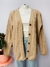 CARDIGAN BEGE TRICOT - M