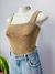 TOP BEGE TRICOT - M - comprar online