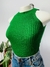 TOP VERDE TRICOT - M - comprar online