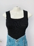 TOP TRICOT PRETO - M