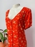 VESTIDO FLORAL VERMELHO - G - comprar online