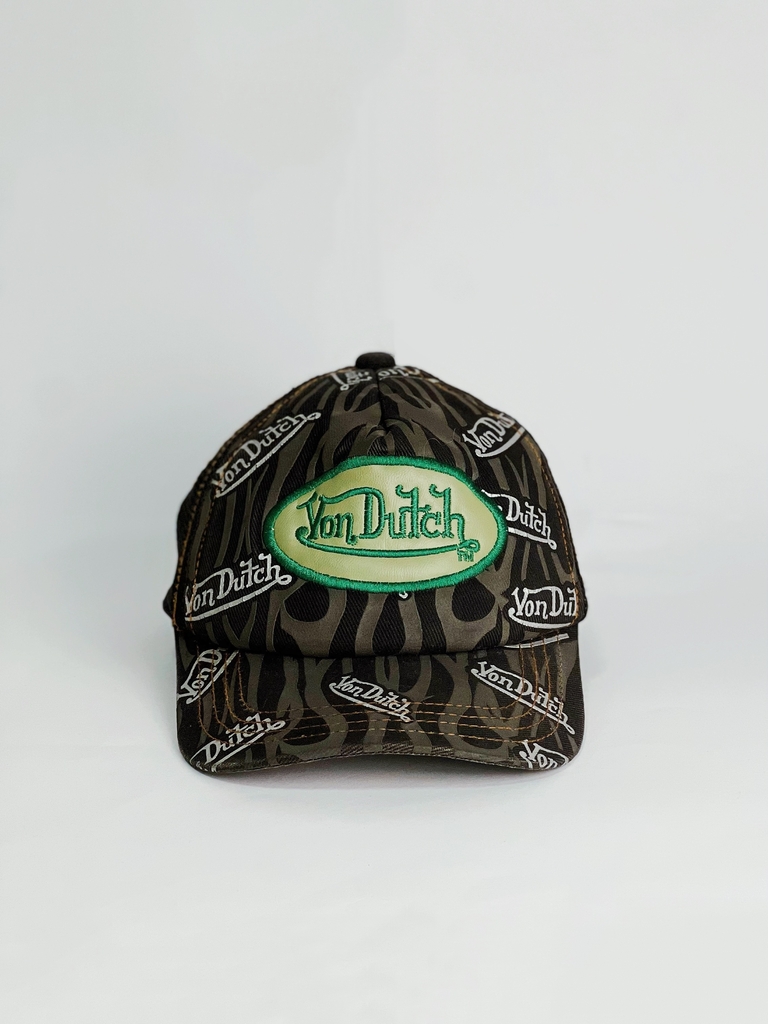 VON DUTCH - Boné Trucker Denim -USADO