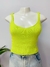 CROPPED VERDE NEON - M na internet