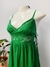 VESTIDO VERDE BORDADOS - 38 - comprar online