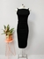 VESTIDO MIDI PRETO - P