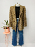 BLAZER QUADRICULADO MARROM - M - loja online