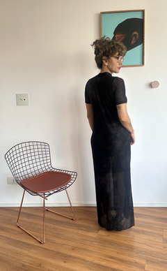 Vestido Elke tule preto - comprar online