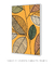 Quadro Decorativo Folhas Fundo Amarelo 1 - loja online