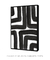Quadro Decorativo Labirinto Preto e Branco - comprar online