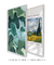 Quadros Decorativos Le Jardin 01 + Van Gogh - Wheat Field with Cypresses na internet