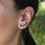 Ear Cuff Riviera Faca Degradê Tanzanita Ouro Branco 18K - comprar online