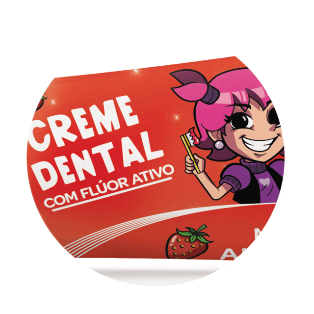 Creme Dental Trá Lá Lá Kids - Morango (50g)