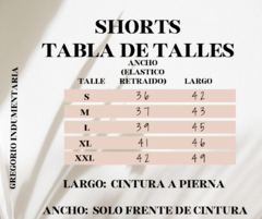 Short AD celeste TN - tienda online