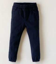 Jogger gabardina azul