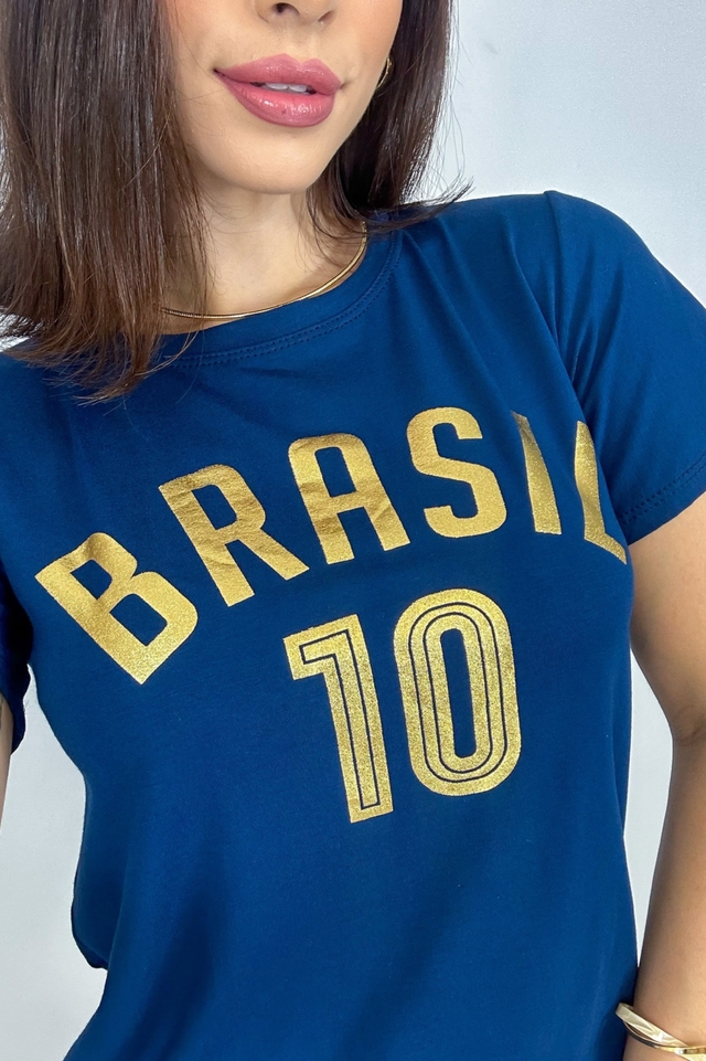 T-shirt Brasil - Comprar em Gabi Q.