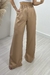 Calça Pantalona Agatha - Marrom Claro na internet