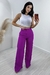 Calça Pantalona Camila em Linho - Magenta - comprar online