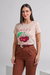 T-shirt Red Cherry - Marrom Claro - comprar online