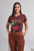 T-shirt Red Cherry - Marrom Café - Gabi Q.
