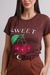 T-shirt Red Cherry - Marrom Café - loja online