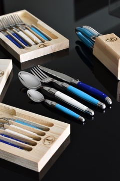 Set Tenedores Azul Laguiole x6 Piezas en internet