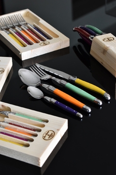 Set Tenedores Multicolor Laguiole x6 Piezas en internet