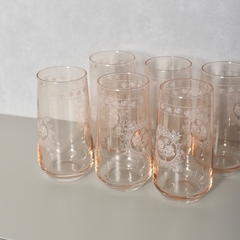 Pack x6 Vasos Romance Salmon - comprar online