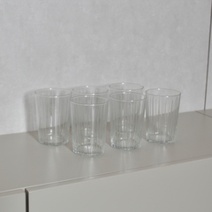 Pack x6 Vasos Altos Nuit Transparentes - comprar online